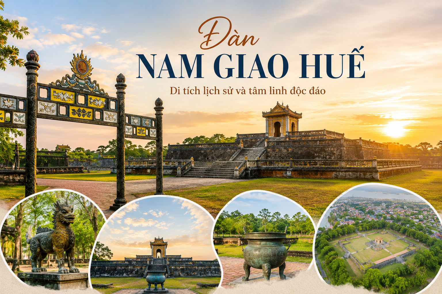 Đàn Nam Giao Huế: Di tích lịch sử và tâm linh độc đáo