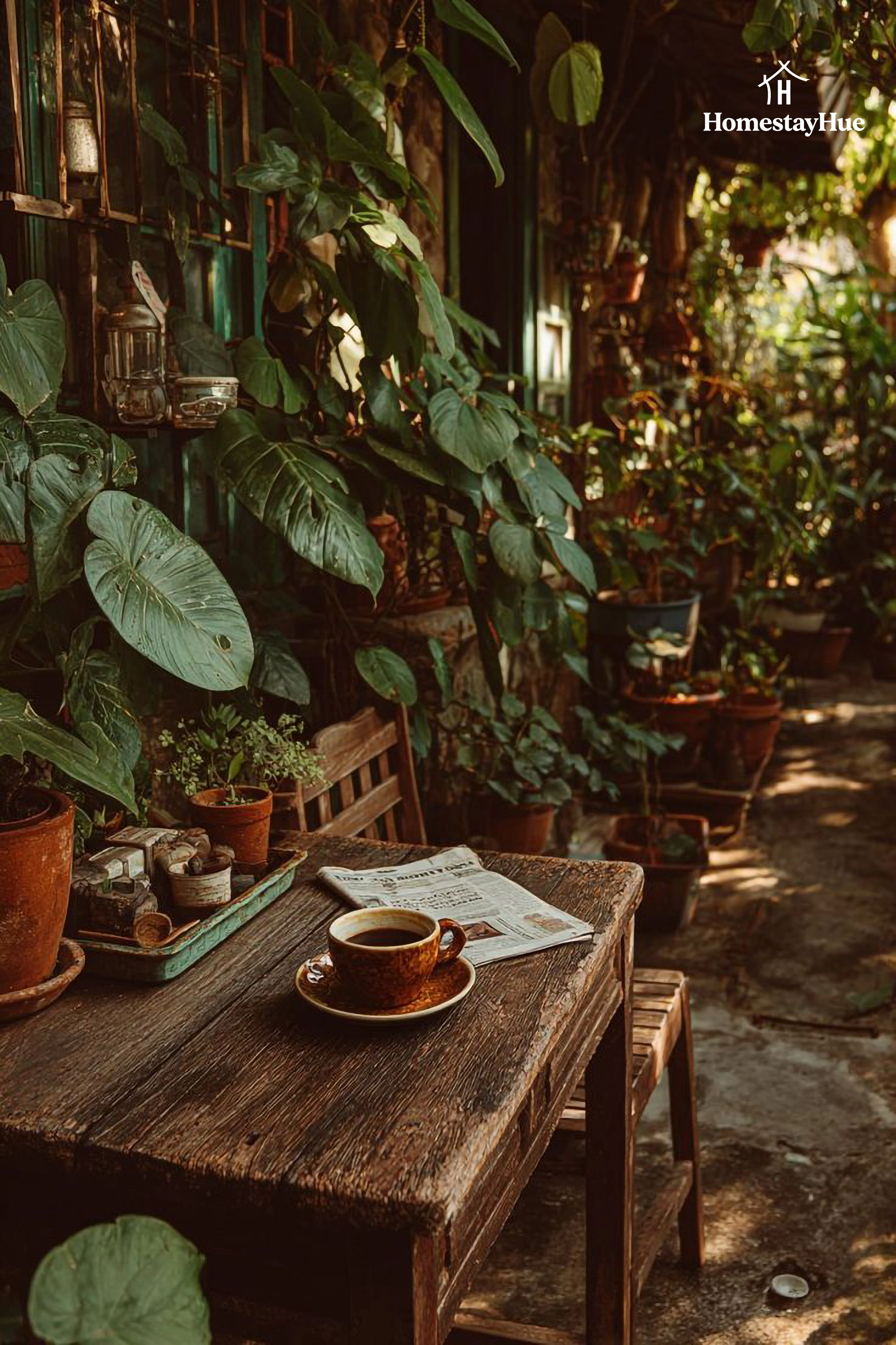 Cafe "Không Vội": Khi Bản Nhạc Và Sắc Xanh Chữa Lành Tâm Hồn