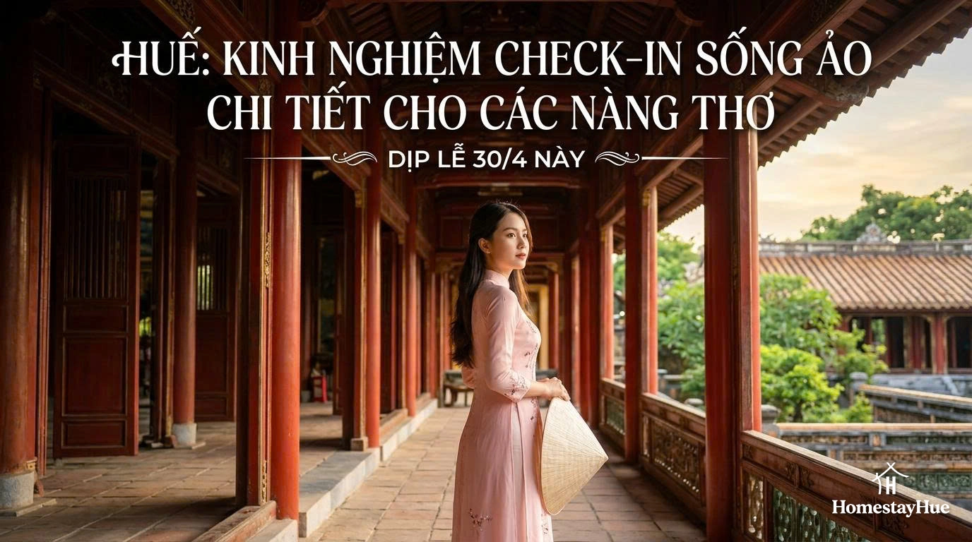 Huế: Kinh nghiệm check-in sống ảo chi tiết cho các nàng thơ dịp lễ 30/4 này