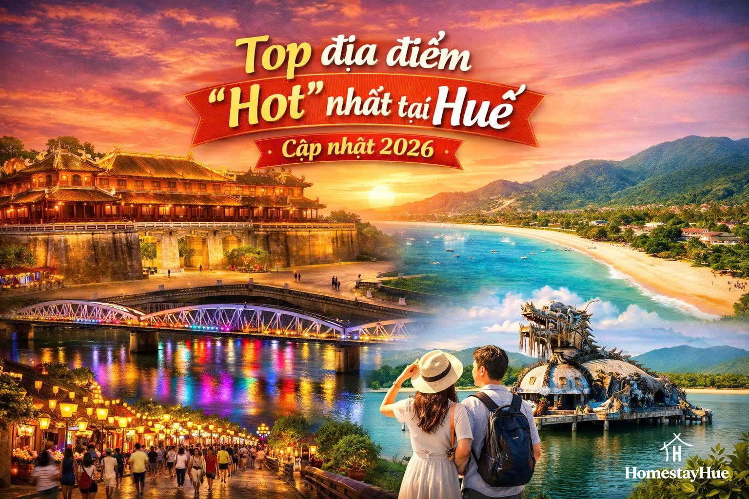 Top địa điểm “Hot” nhất tại Huế cập nhật 2026