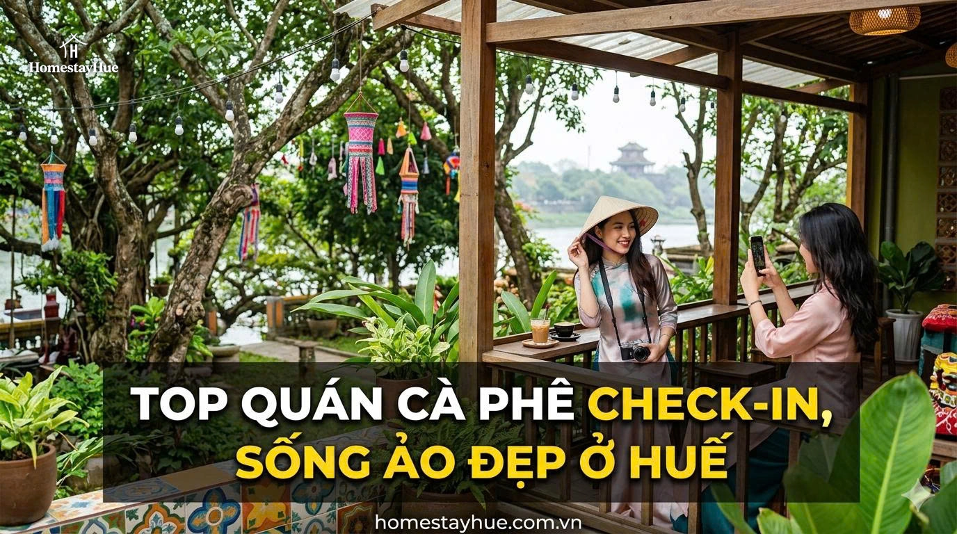TOP NHỮNG QUÁN CÀ PHÊ CHECK-IN ĐẸP NHẤT HUẾ