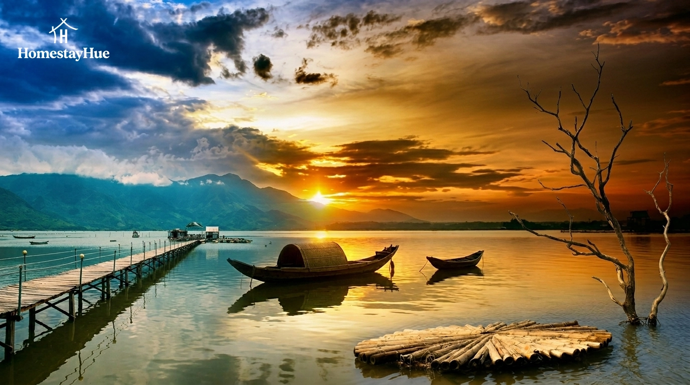 Đầm Lập An: Tuyệt tác non nước hữu tình tại Huế