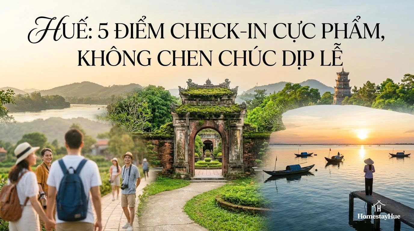 Huế: 5 điểm check-in cực phẩm, không chen chúc dịp lễ