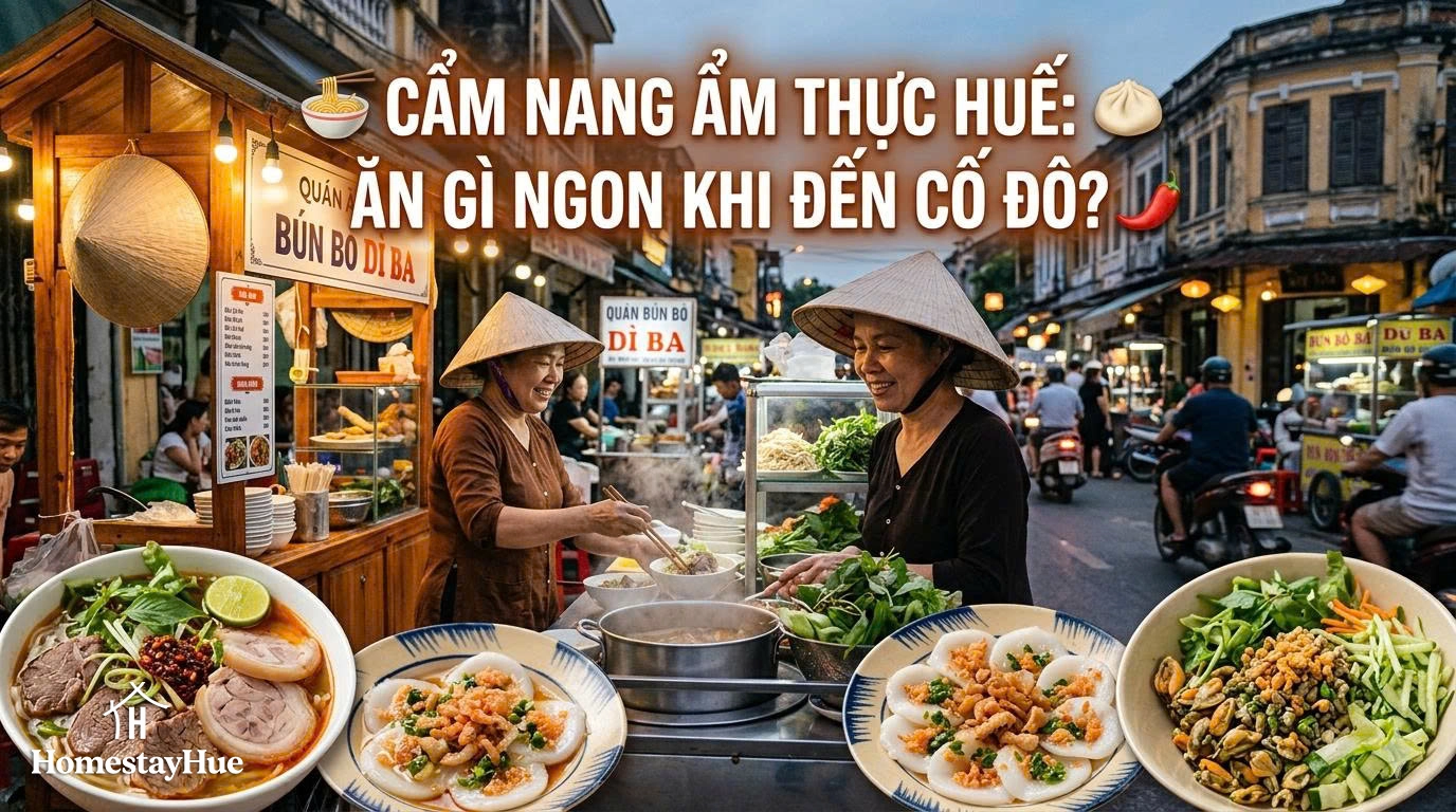 Cẩm Nang Ẩm Thực Huế: Ăn Gì Ngon Khi Đến Cố Đô?