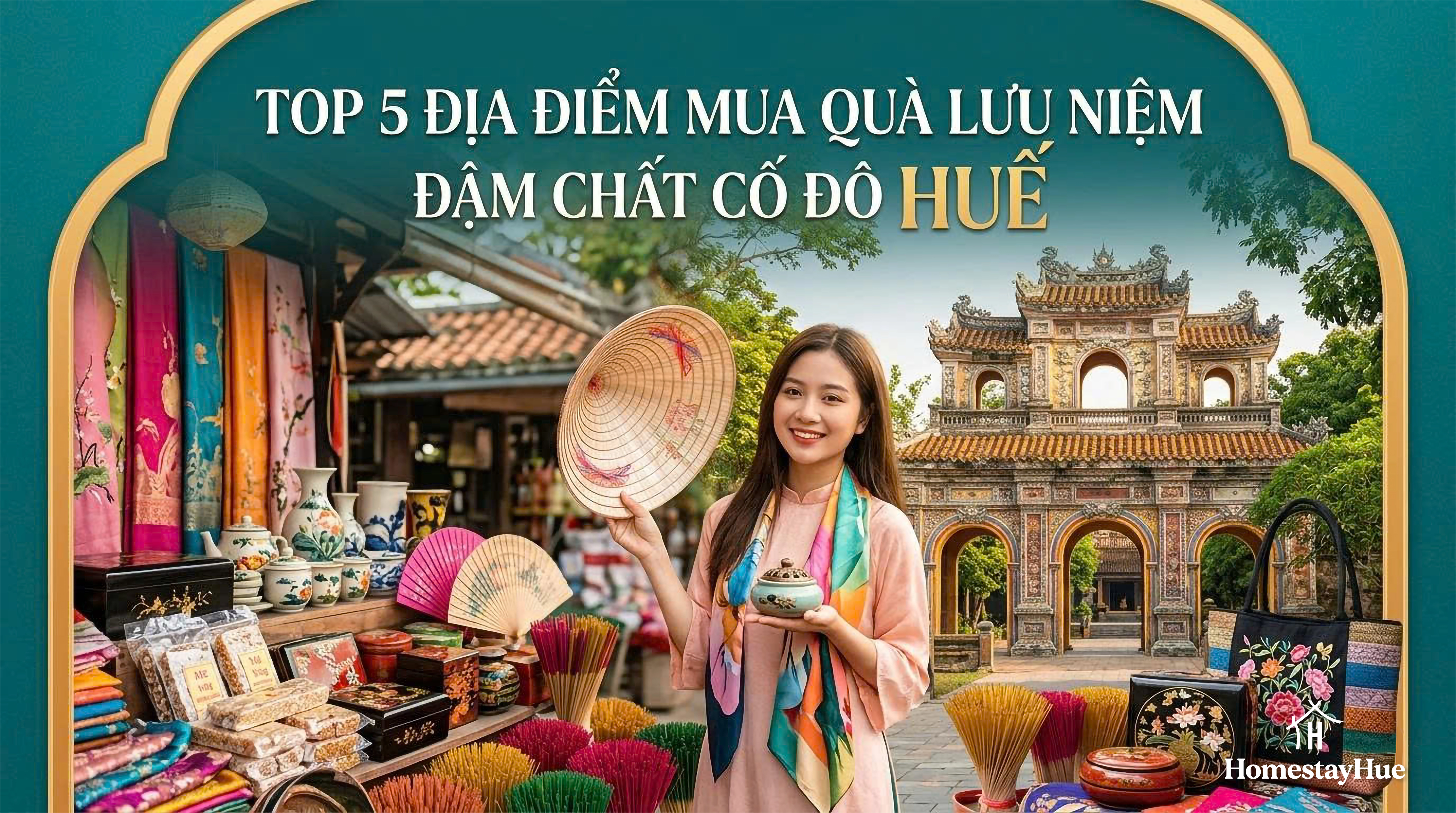 Top 5 Địa Điểm Mua Quà Lưu Niệm Đậm Chất Cố Đô Huế