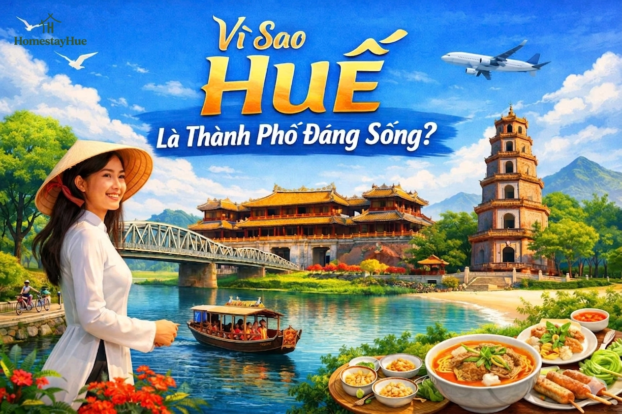 Vì sao Huế là thành phố đáng sống? top những lý do khiến bạn mê mẩn