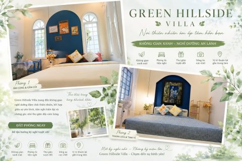 GREEN HILLSIDE VILLA/ VILLA 2PN  RETREAT